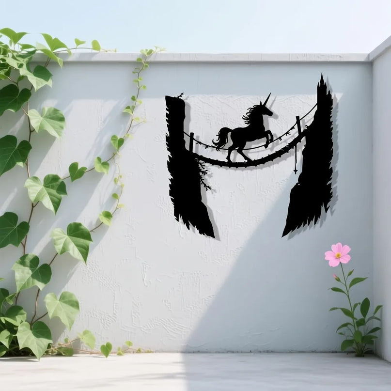 Unicorn Fantasy Metal Wall Art