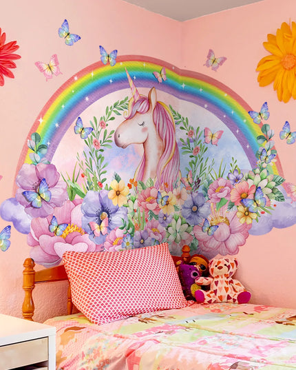 Large Unicorn Wall Sticker for Girls
