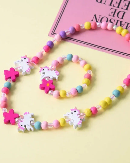 Toddler Unicorn Necklace Set