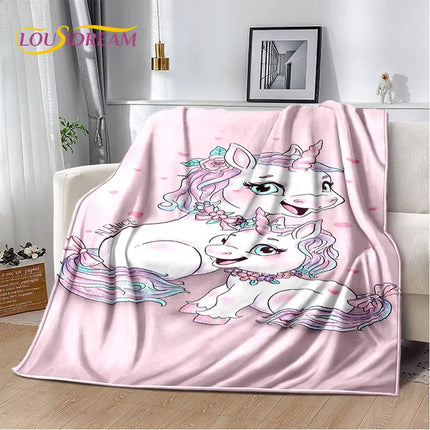 Snuggle-Worthy Pink Unicorn Blanket