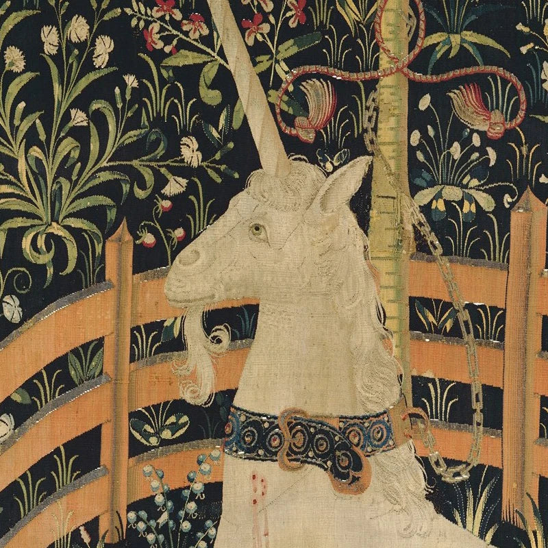 Multicolor Unicorn Tapestry
