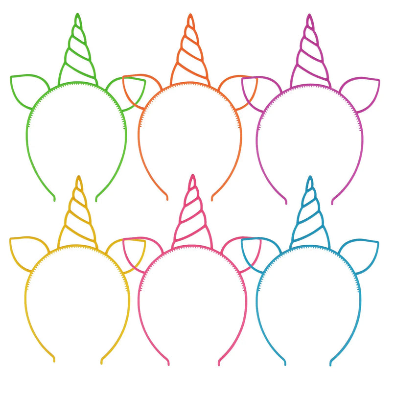20-Pack Kids Unicorn Headband Set