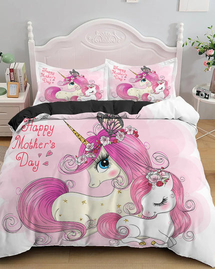 Owl Friends Unicorn Bedding