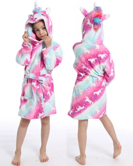 Silhouette Galaxy Unicorn Robe