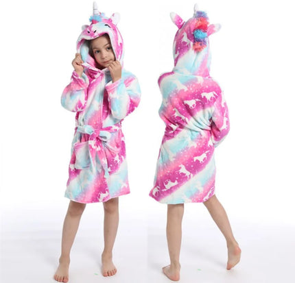 Silhouette Galaxy Unicorn Robe