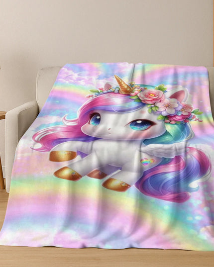 Baby Unicorn Velvet Blanket