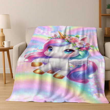 Baby Unicorn Velvet Blanket