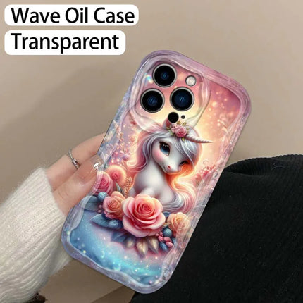 Rose Bouquet Unicorn Phone Case