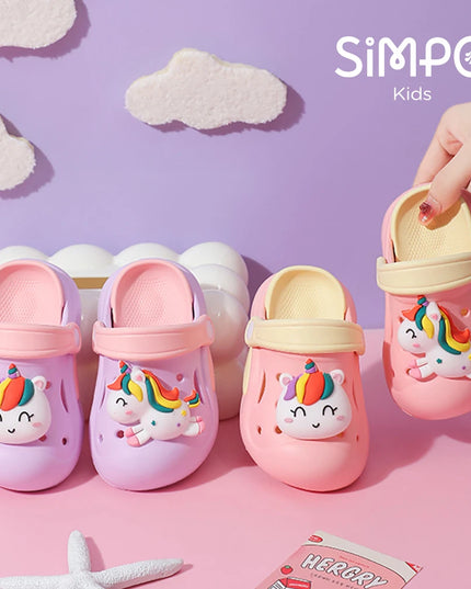 Pink Unicorn Kawaii Clogs