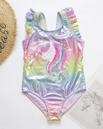 Shimmer Sequin Unicorn Swimsuit
