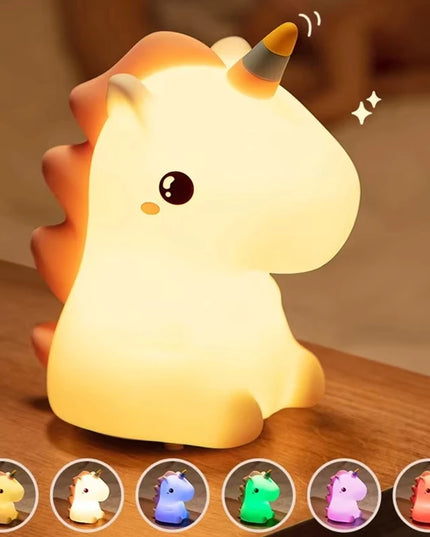 Color Changing Unicorn Night Light Lamp