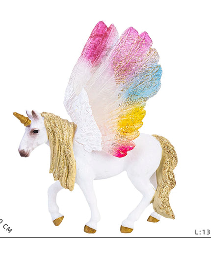 Winged PVC Unicorn Figurine Model