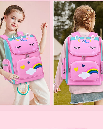 Navy Unicorn Elementary Backpack