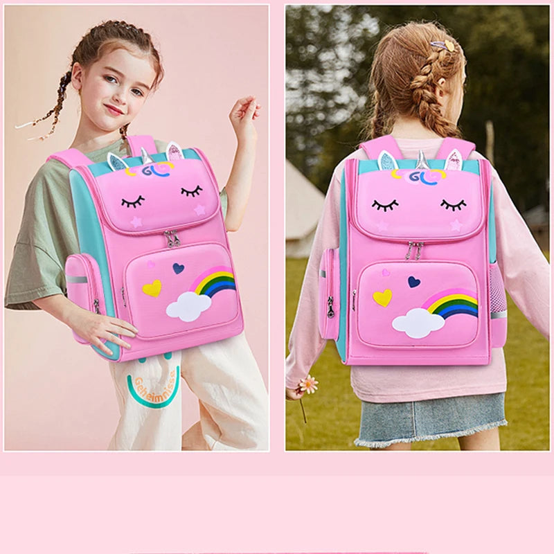 Navy Unicorn Elementary Backpack