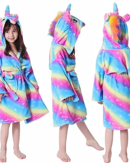 Pastel Star Unicorn Lounge Robe