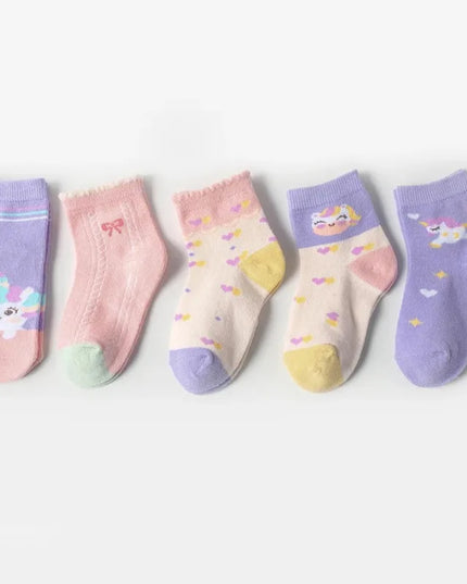 Unicorn Gift Socks Set - 5 Pairs