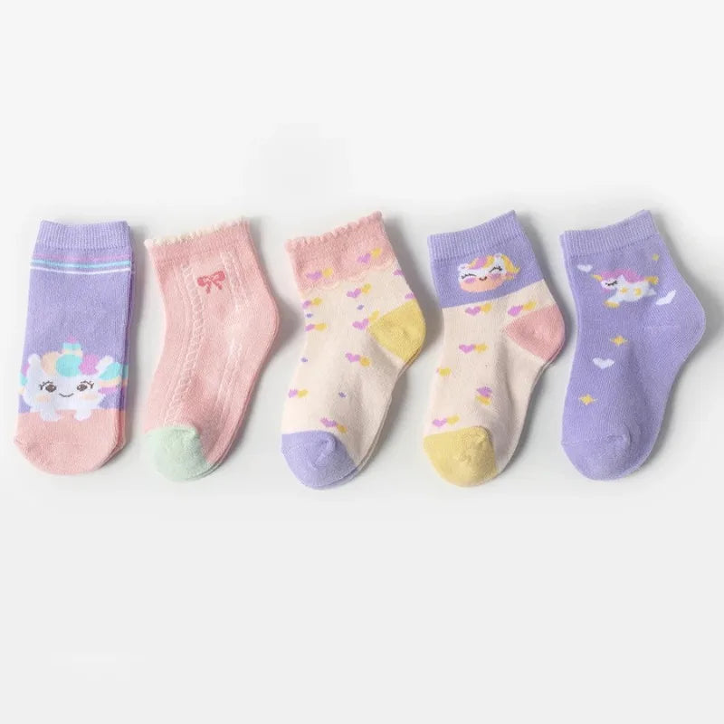 Unicorn Gift Socks Set - 5 Pairs