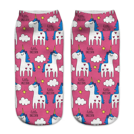 Pink Little Unicorn Socks