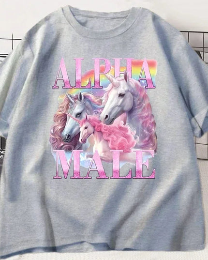 Pink Alpha Unicorn Shirt
