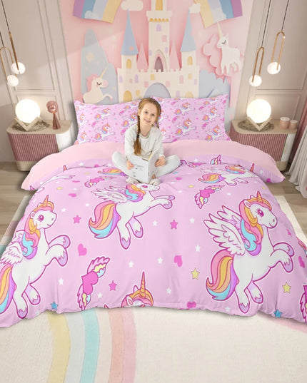 Flying Pegasus Heart Bedding