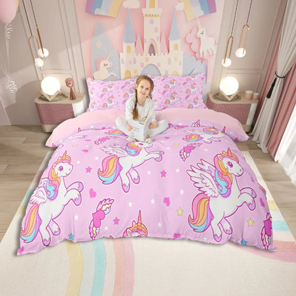 Flying Pegasus Heart Bedding