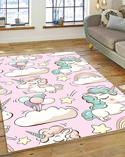 Magical Carousel Unicorn Rug