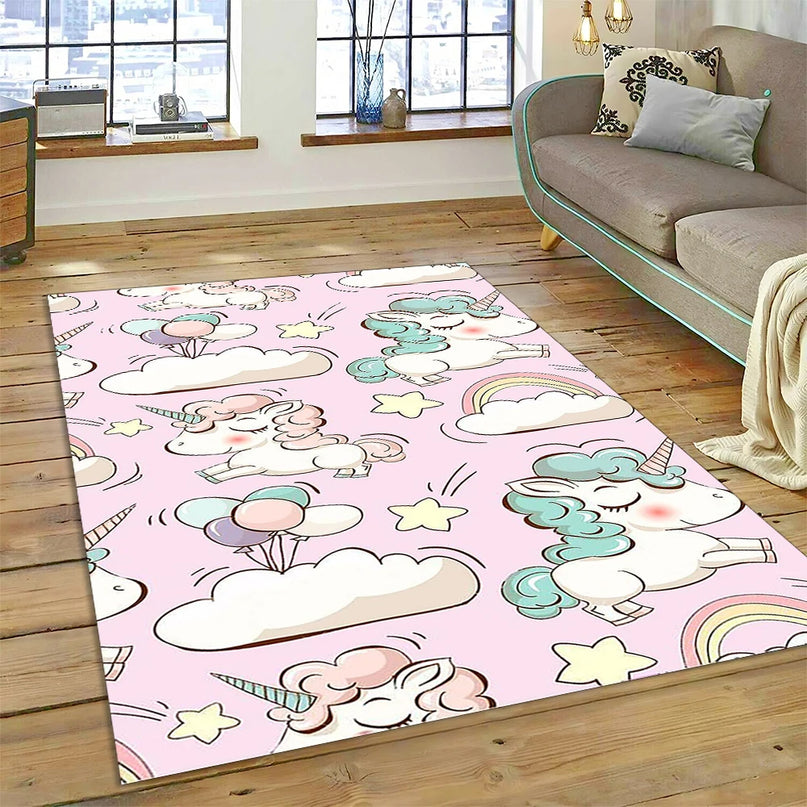 Magical Carousel Unicorn Rug