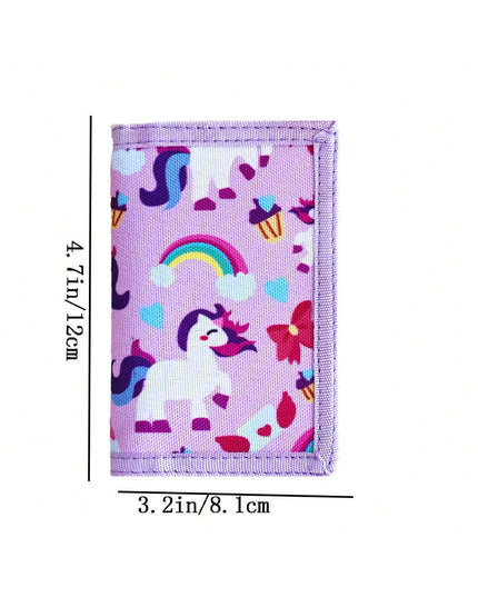 Her First Real Wallet. With Unicorns.
