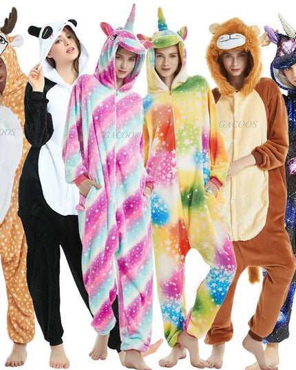 Pink Star Womens Unicorn Onesie