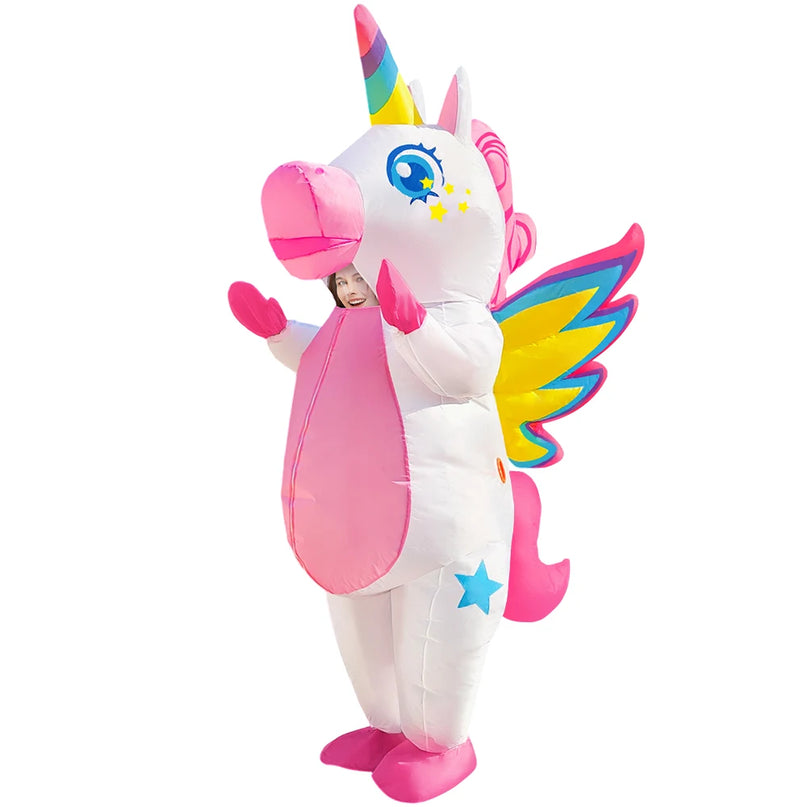 Rainbow Unicorn Rider Costume
