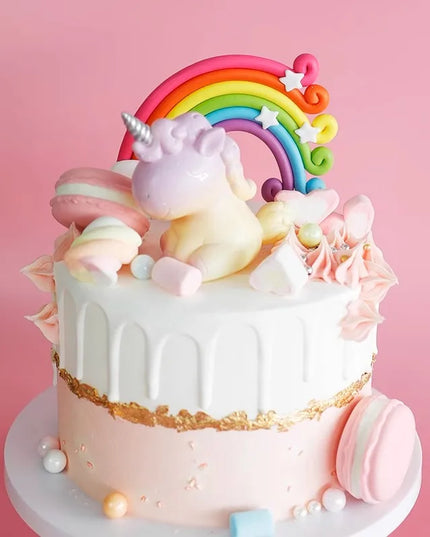 3D Walking Unicorn Cake Topper
