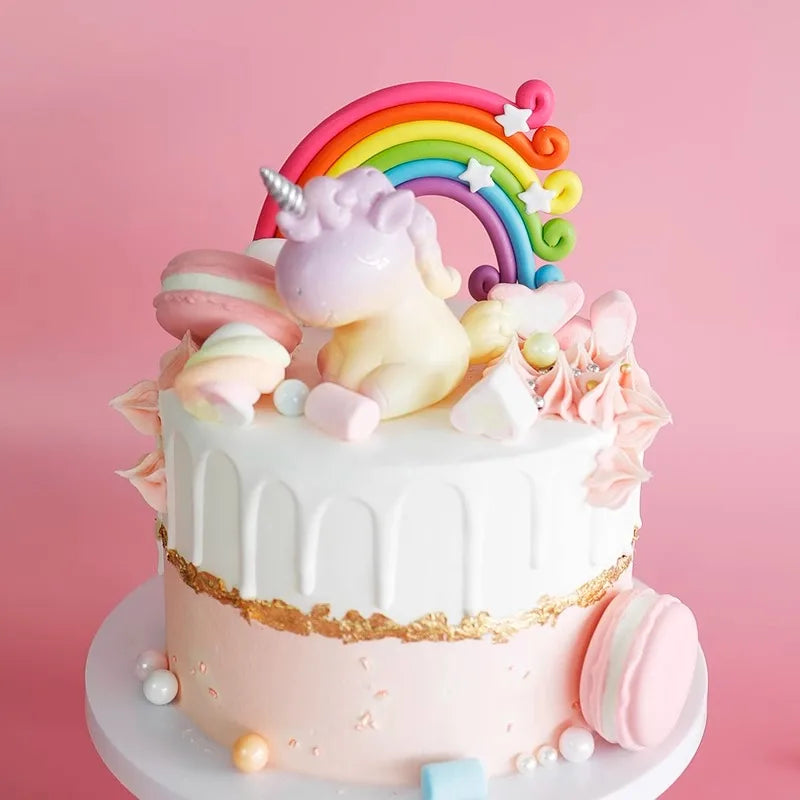 3D Walking Unicorn Cake Topper