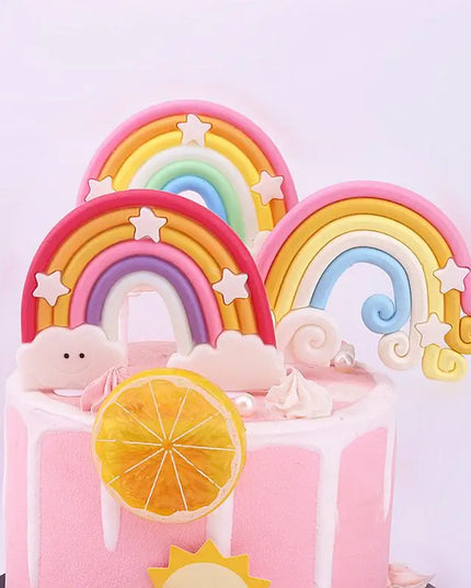 Chubby Kawaii Unicorn Cake Topper