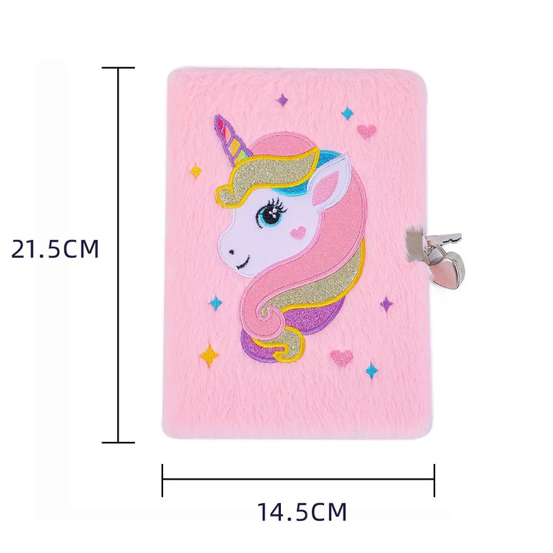 Purple Unicorn Diary Notebook