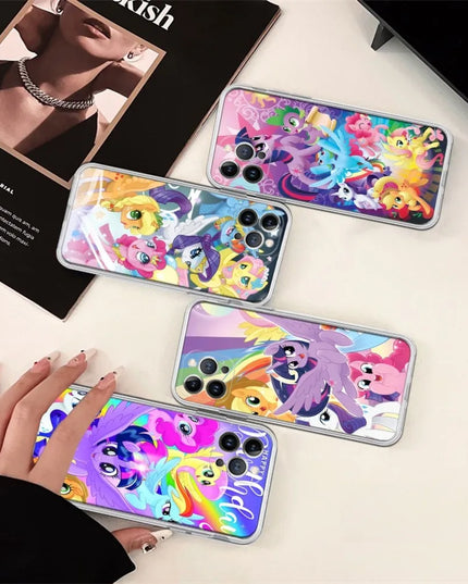 Anime Unicorn Face Purple Case