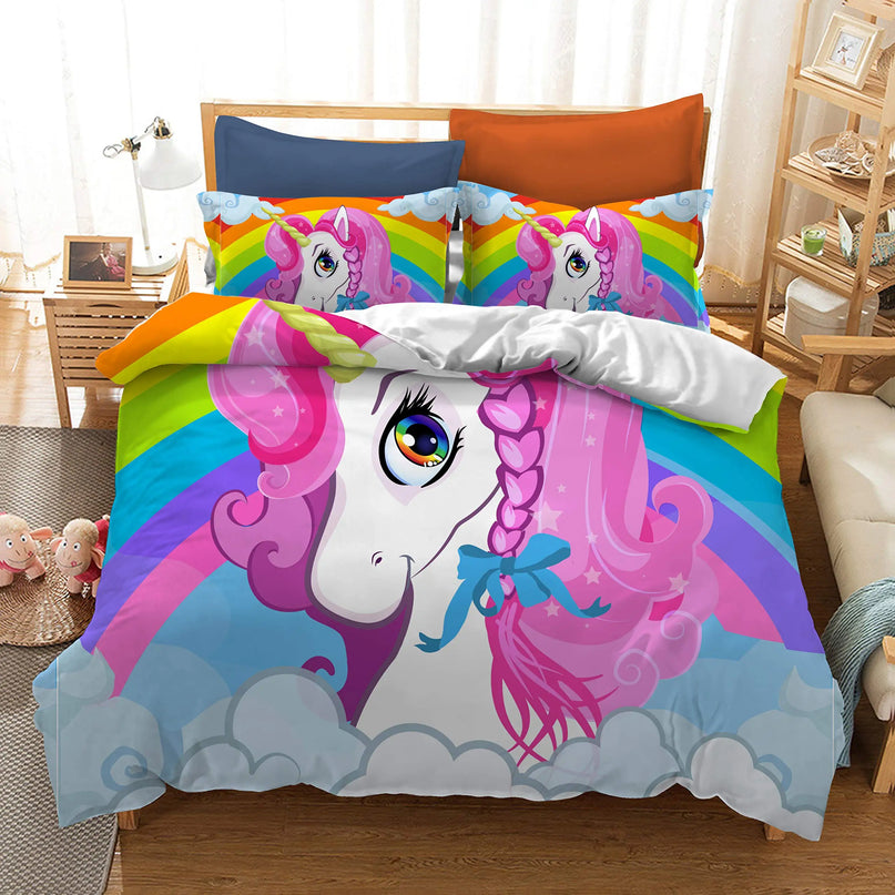 Hello Heart Unicorn Bedding