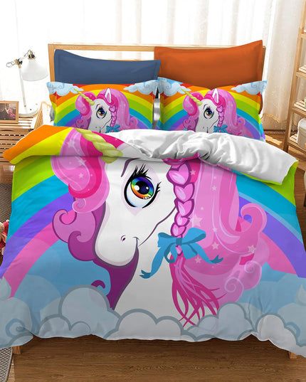 Rose Wreath Unicorn Bedding
