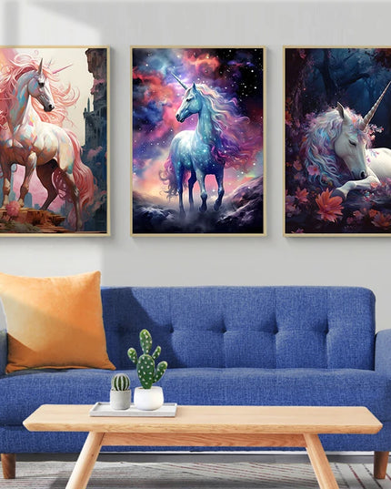 Unicorn Wall Art Print for Girls