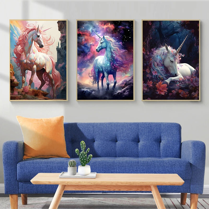 Unicorn Wall Art Nursery Decor