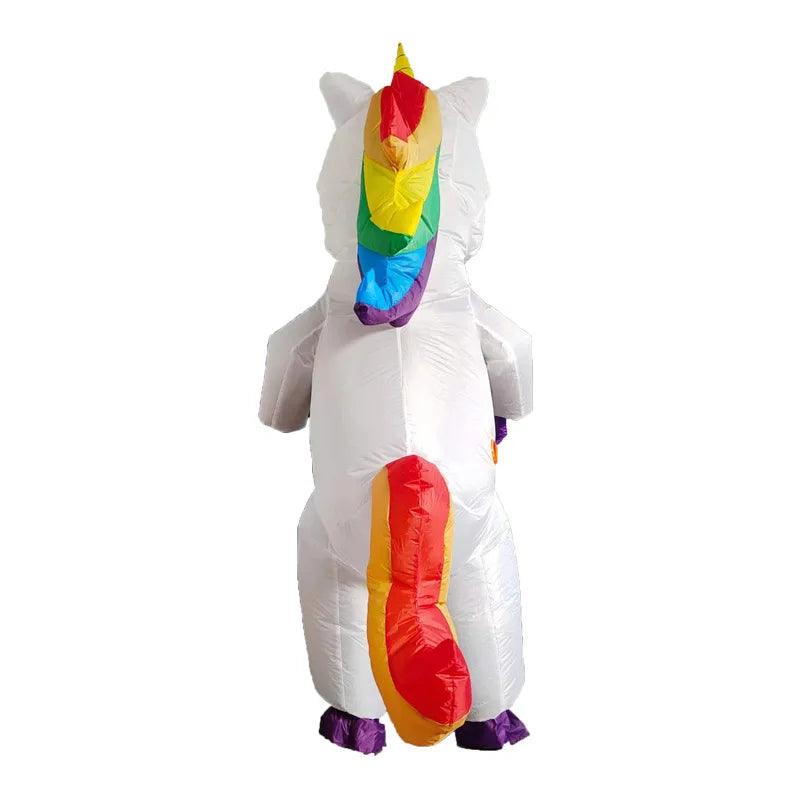 Unicorn Inflatable Costume Mascot Style