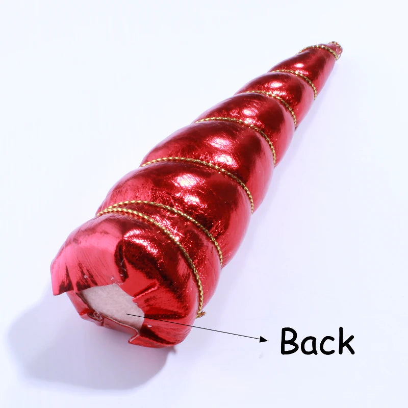 10-Pack Red Unicorn Horns