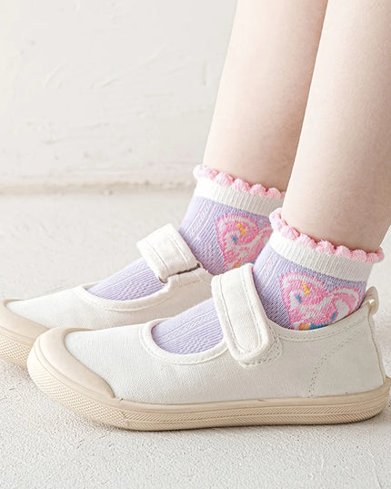Non-Slip Unicorn Socks - Girls 5-Pack
