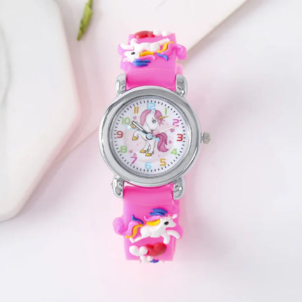 Candy Pink Unicorn Quartz Watch