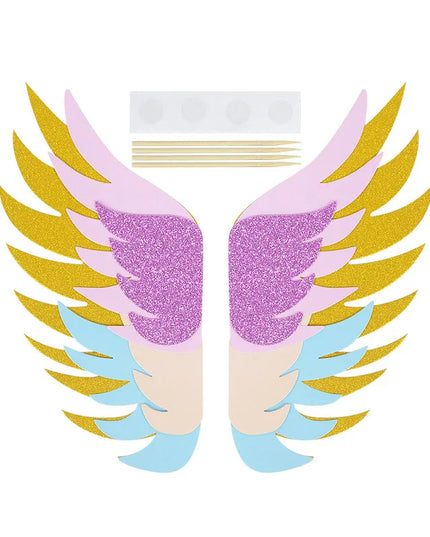 Full Gold Glitter Unicorn Cake Topper