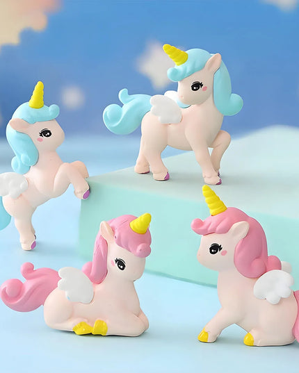 Mini Pink Flying Unicorn Figurine