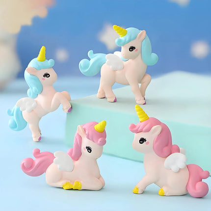 Mini Pink Flying Unicorn Figurine