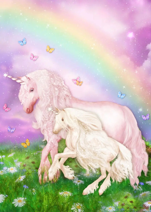 Baby Unicorn Family Wall Art