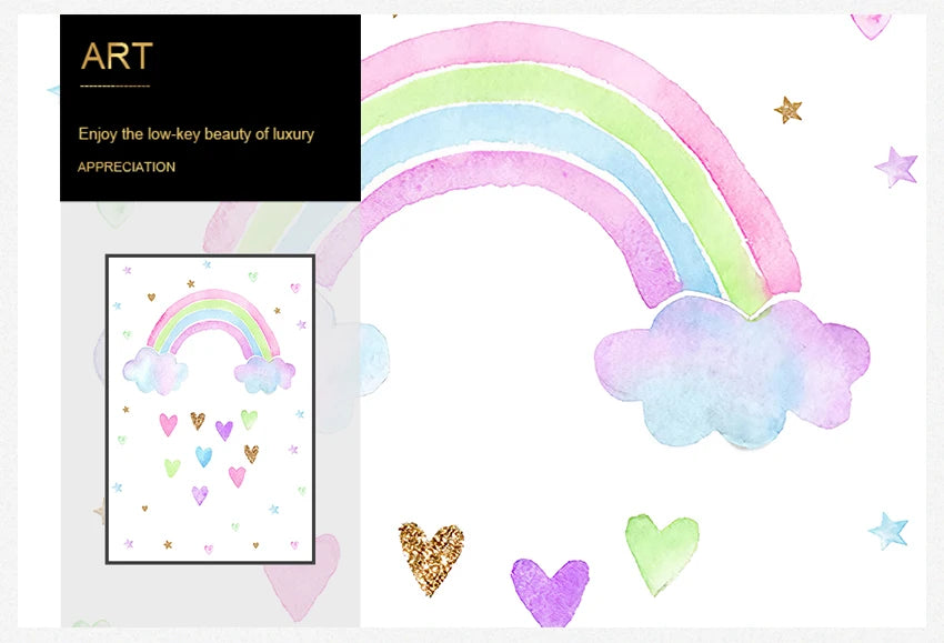 Unicorn Canvas Wall Art for Bedroom