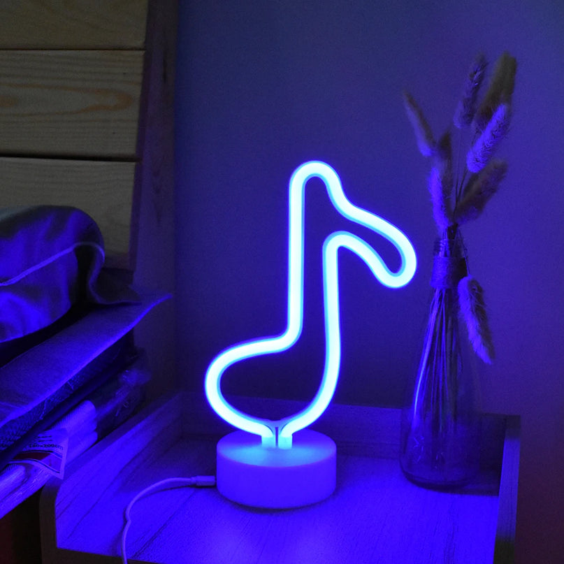 Unicorn & Flamingo Neon Night Light Set