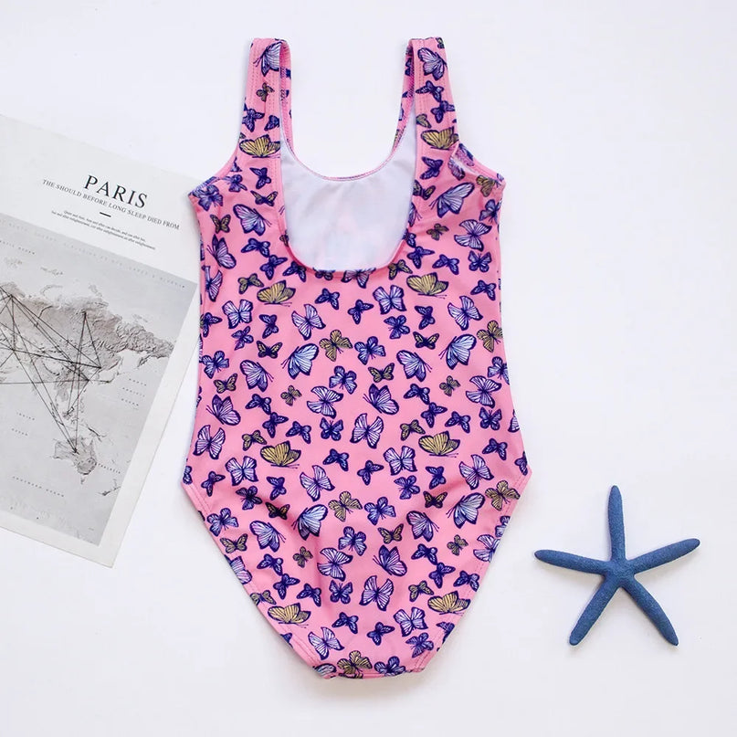 Blue Unicorn Swim Dress Swimsuit